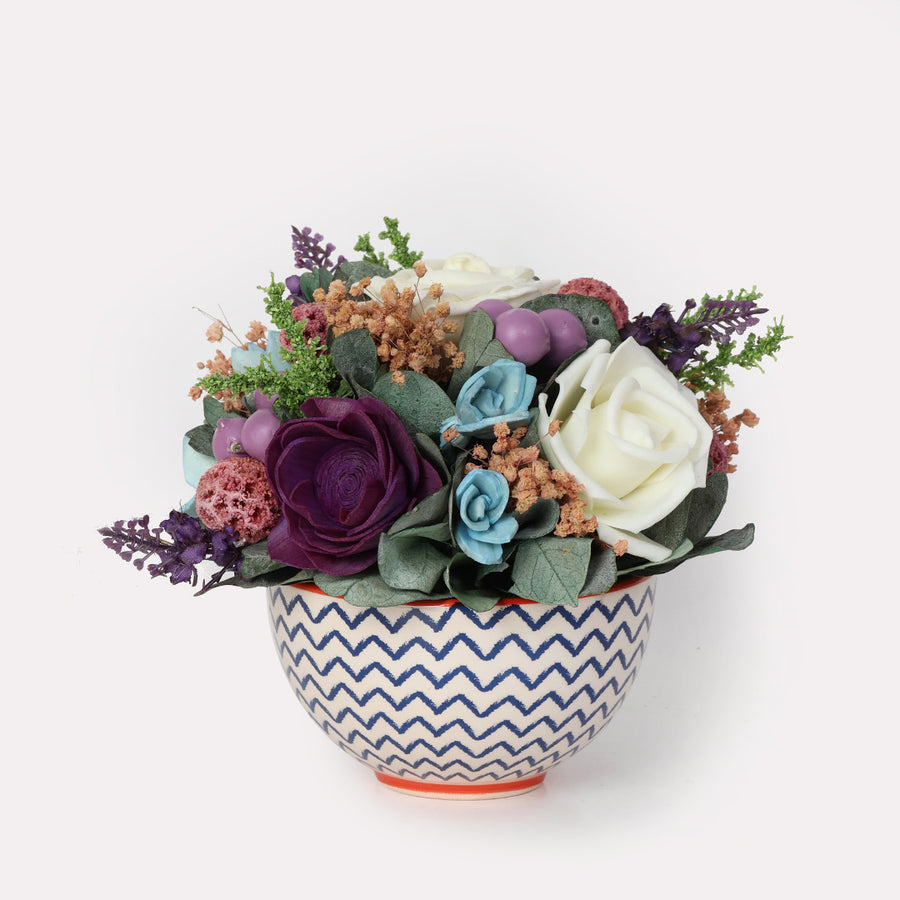 Lavender Bowl Arrangement