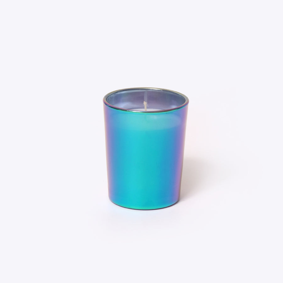 Anagha Iridescent Shot Glass Candle - Pk of 3