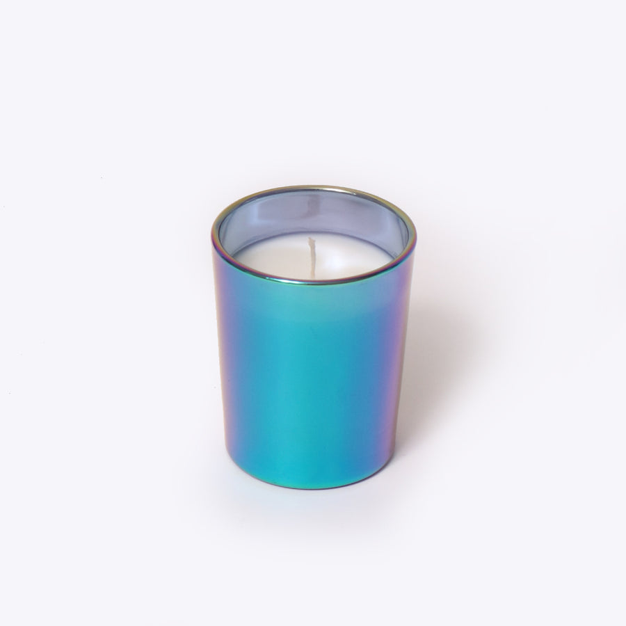 Anagha Iridescent Shot Glass Candle - Pk of 3