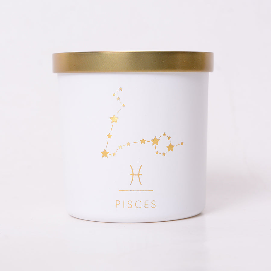 Pisces Zodiac Candle - Set of 2