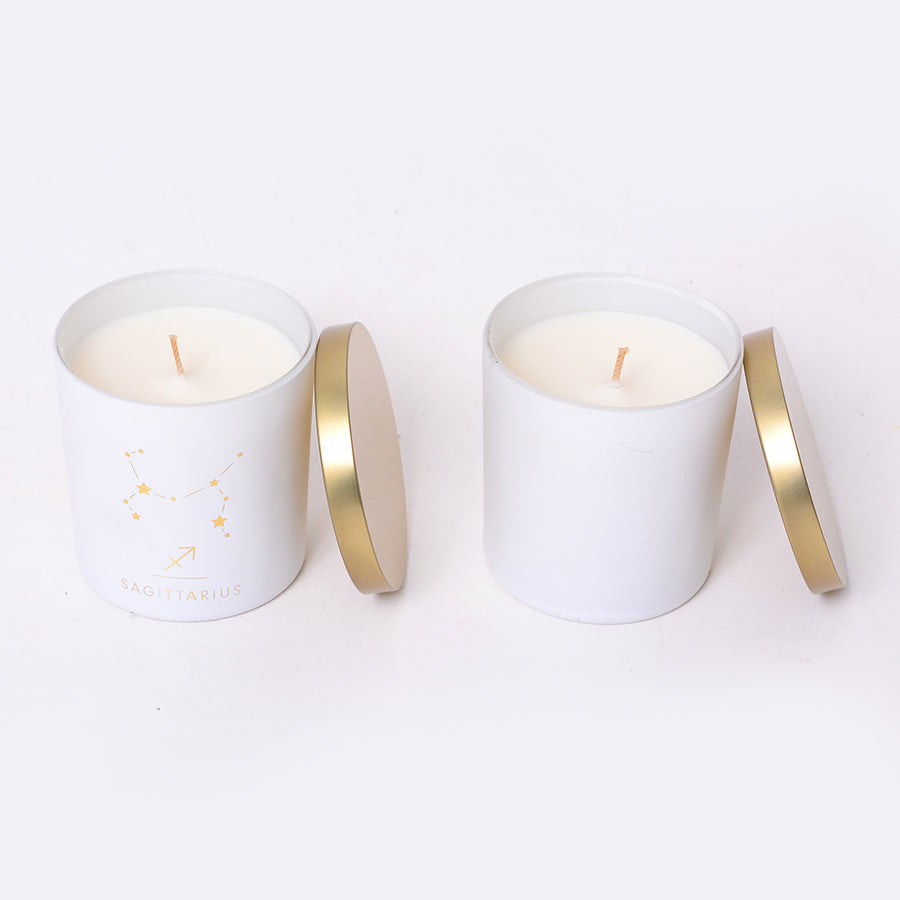 Sagittarius Zodiac Candle - Set of 2
