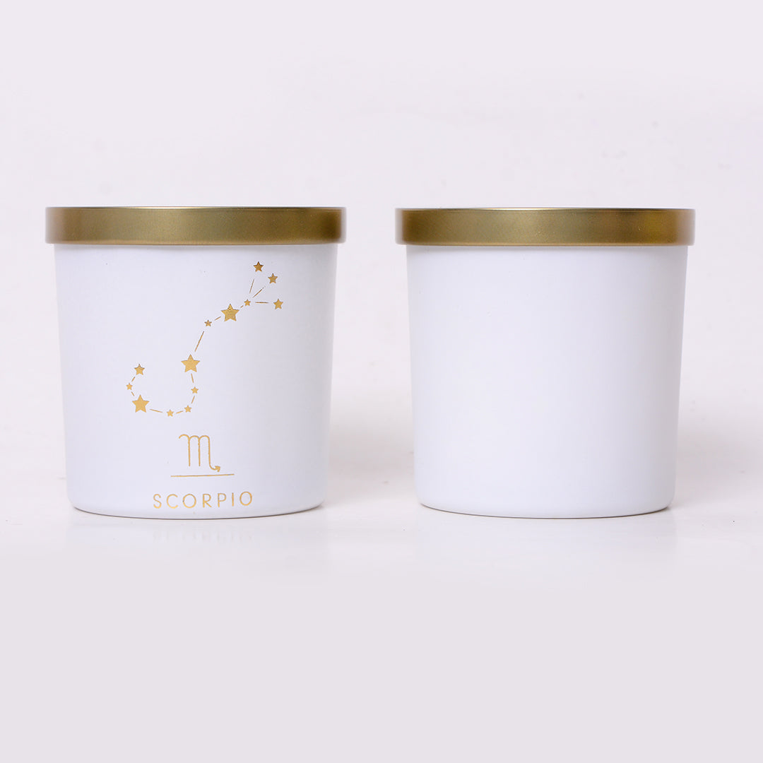 Scorpio Zodiac Scented Jar Candle - Set of 2
