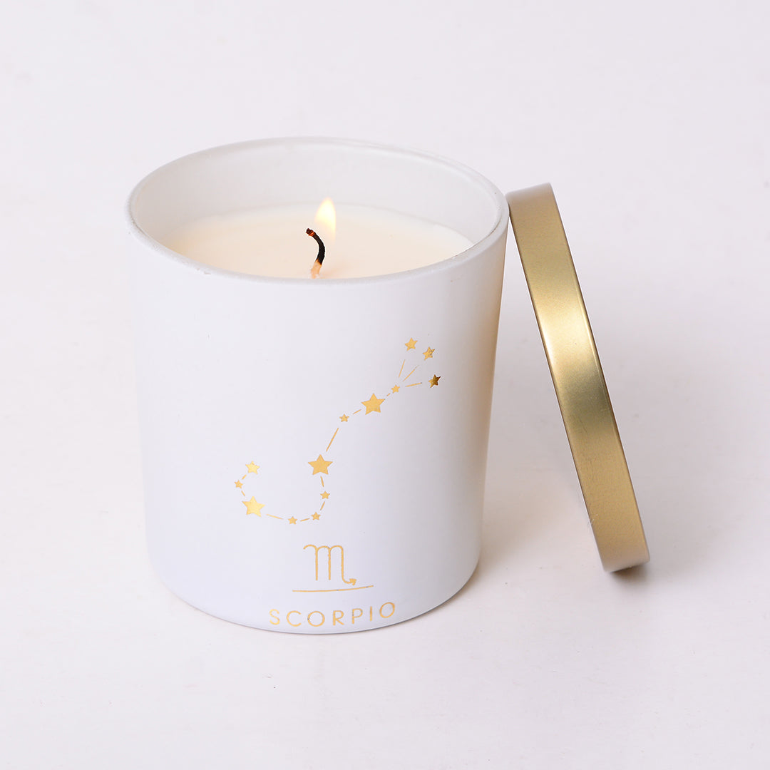 Scorpio Zodiac Scented Jar Candle - Set of 2