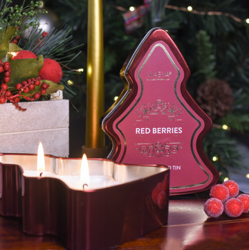 Red Tree Candle