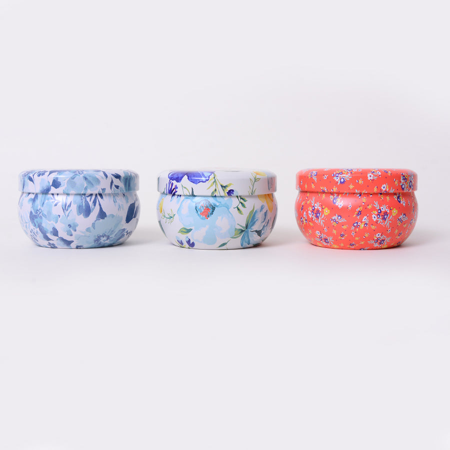Assorted Scented Tin Candles - Set 1