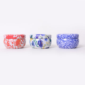Assorted Scented Tin Candles - Set 2