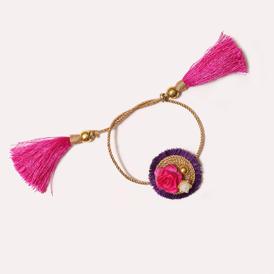 Gulbahaar Violet Rakhi