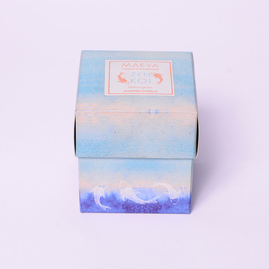 Spa White Glass Candle