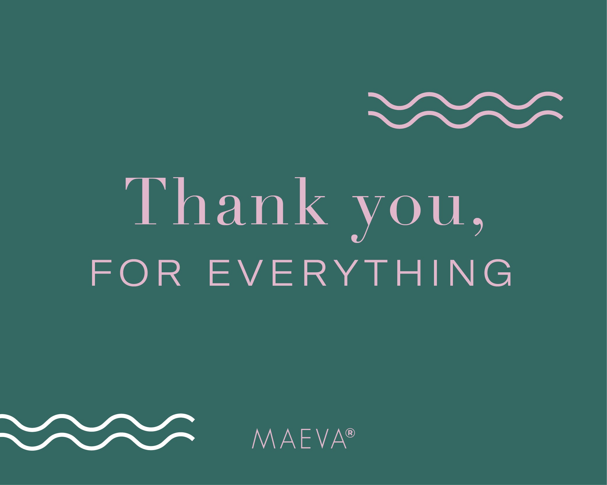 Thank You EGift Card The Maeva Store